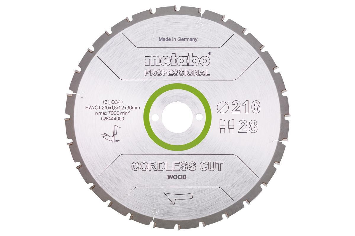 Metabo  CIRCULAR SAW BLADE HW/CT 216x30x28Z