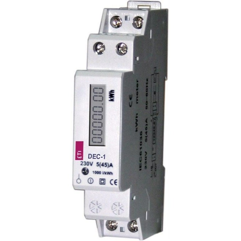 ETI METER ELECTRICITY MODULAR 1F DEC-1