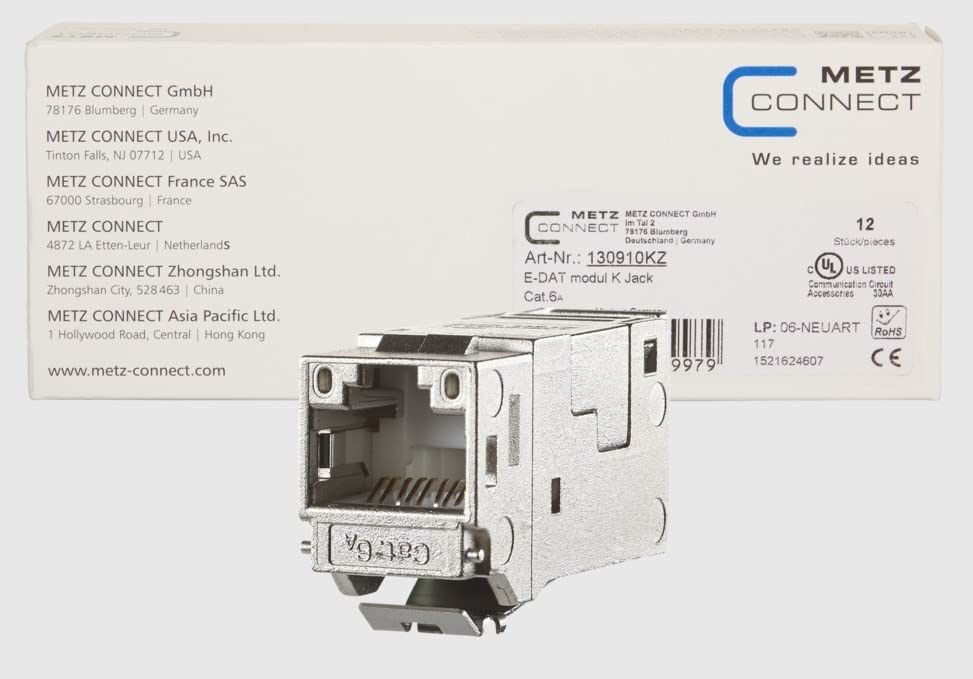 Metz CONNECT 130910KZ wire connector RJ45