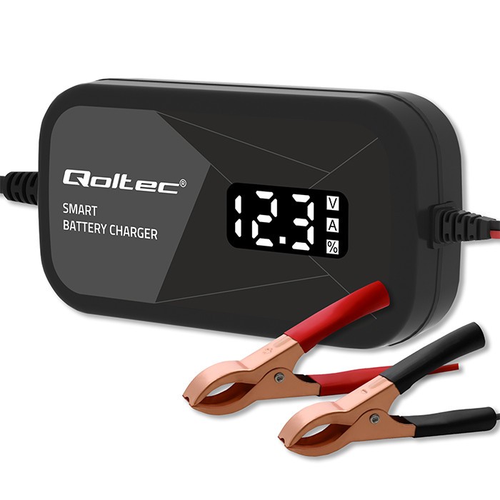 Qoltec  Microprocessor charger 12V 2A with