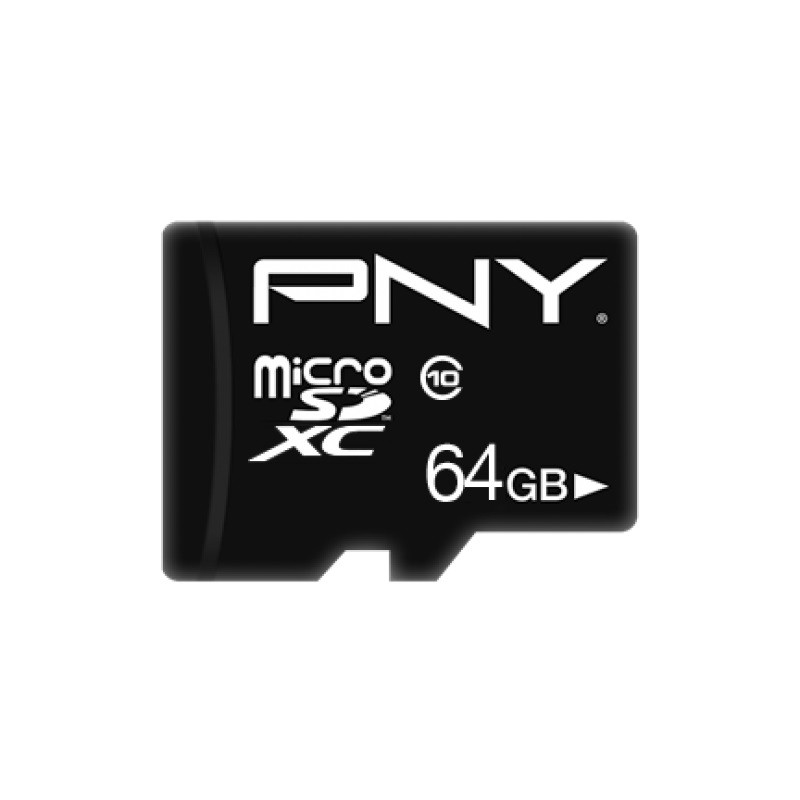 PNY MicroSDHC card 64GB P-SDU64G10PPL-GE |