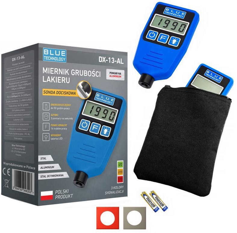 BLUE TECHNOLOGY Miernik grubości lakieru DX-13-AL
