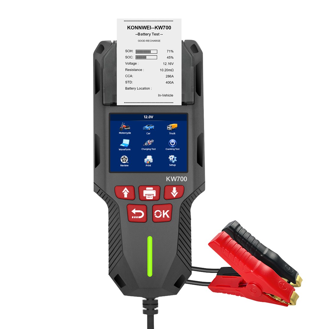 KONWEI Miernik, tester baterii Konnwei KW700