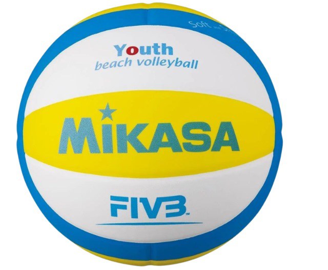 MIKASA VS160W yellow and blue volleyball