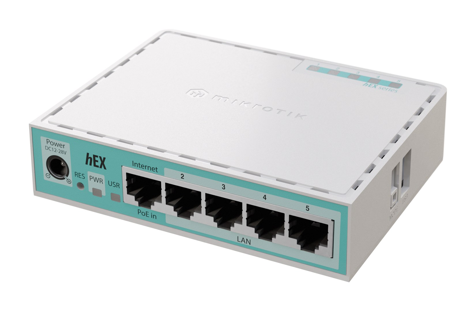 Mikrotik Router hEX 5xGE USB PoE