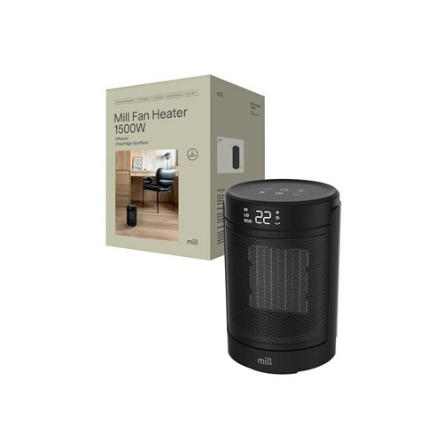 Mill FH1500BLACK | Ceramic fan heater