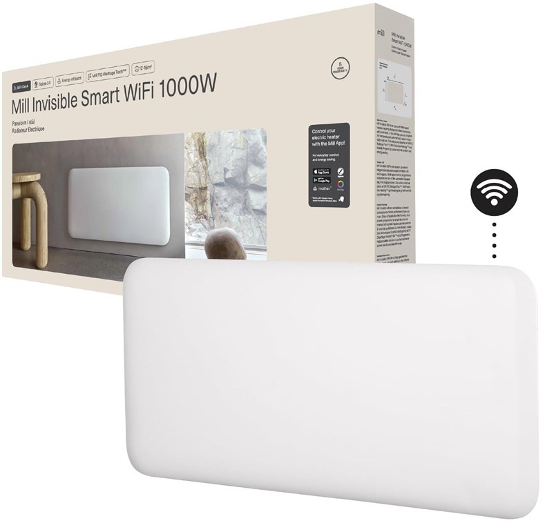 Mill Invisible Smart WiFi Heater |