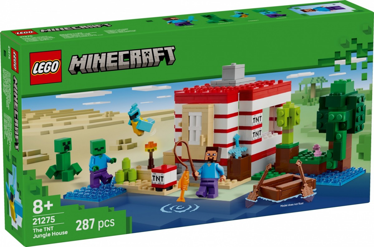 LEGO Minecraft 21275 TNT Jungle House