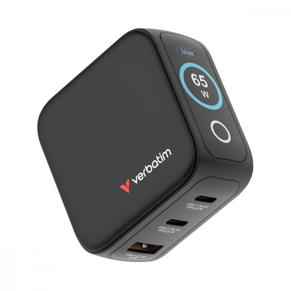 Verbatim  Mini GaN Charger 65W TFT