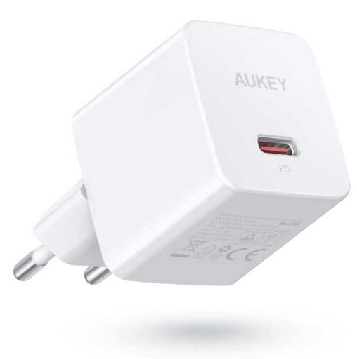 AUKEY Mini mains charger PA-Y20S White
