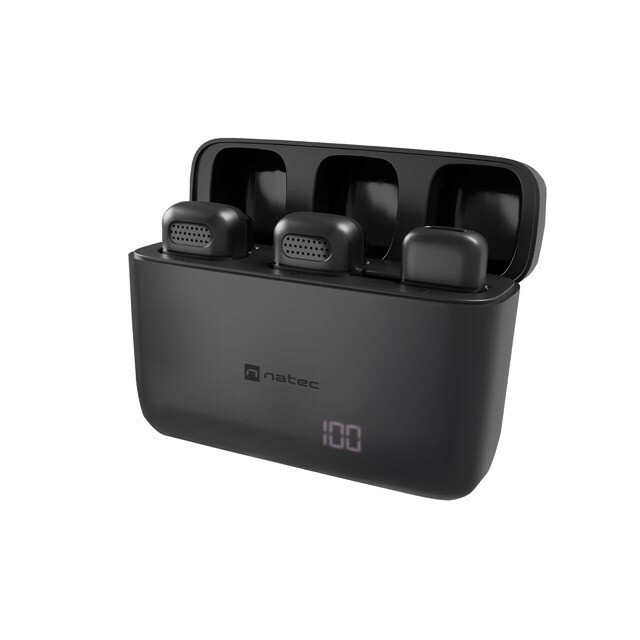 NATEC  Mobile microphone HOPPER lavalier wireless