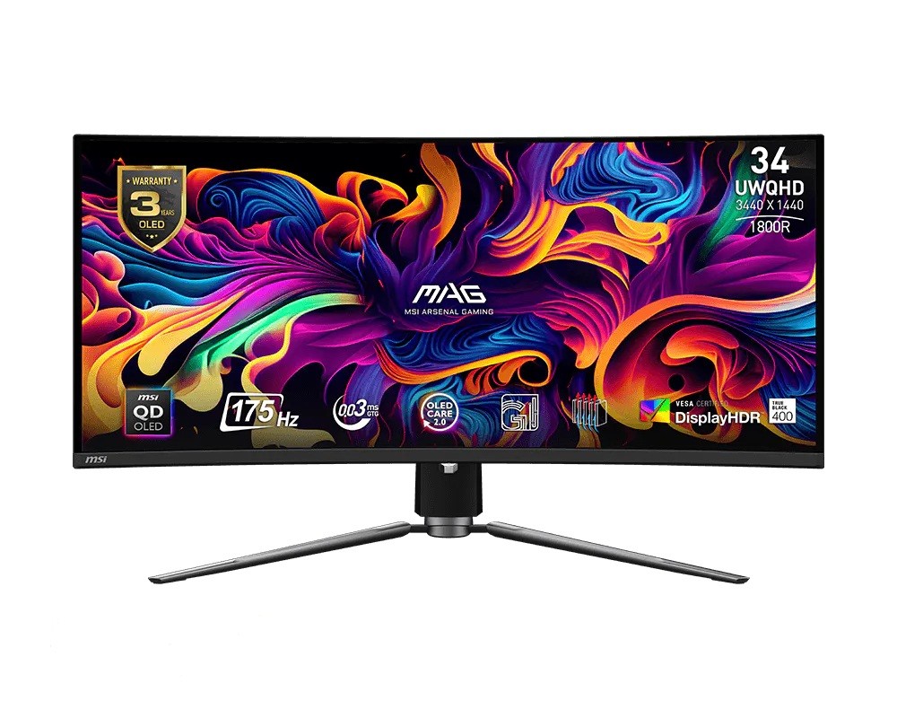 MSI  Monitor MAG 341CQP QD-OLED 34