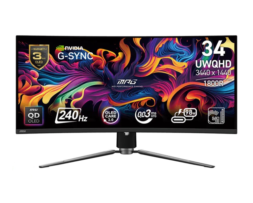 MSI  Monitor MPG 341CQPX QD-OLED 34
