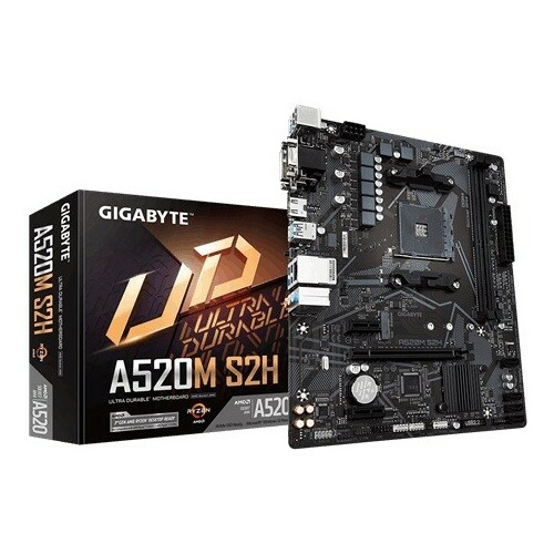 GIGABYTE  Motherboard A520M S2H AM4 2DDR4