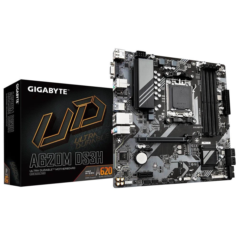 GIGABYTE Motherboard A620M DS3H AM5 4DDR5