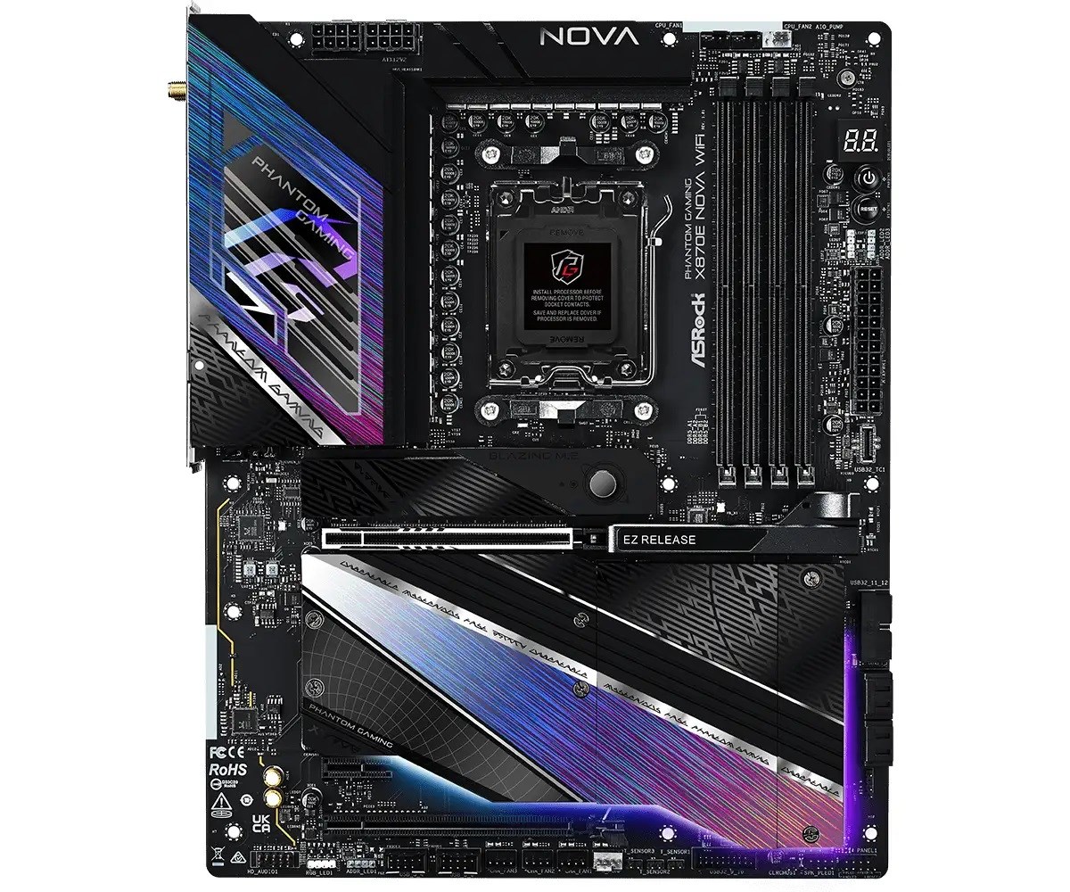 ASRock Motherboard -  X870E Nova WiFi
