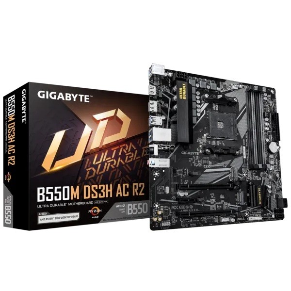GIGABYTE  Motherboard B550M DS3H AC R2
