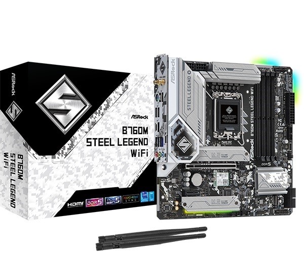 ASRock  Motherboard B760M STEEL LEGEND WIFI