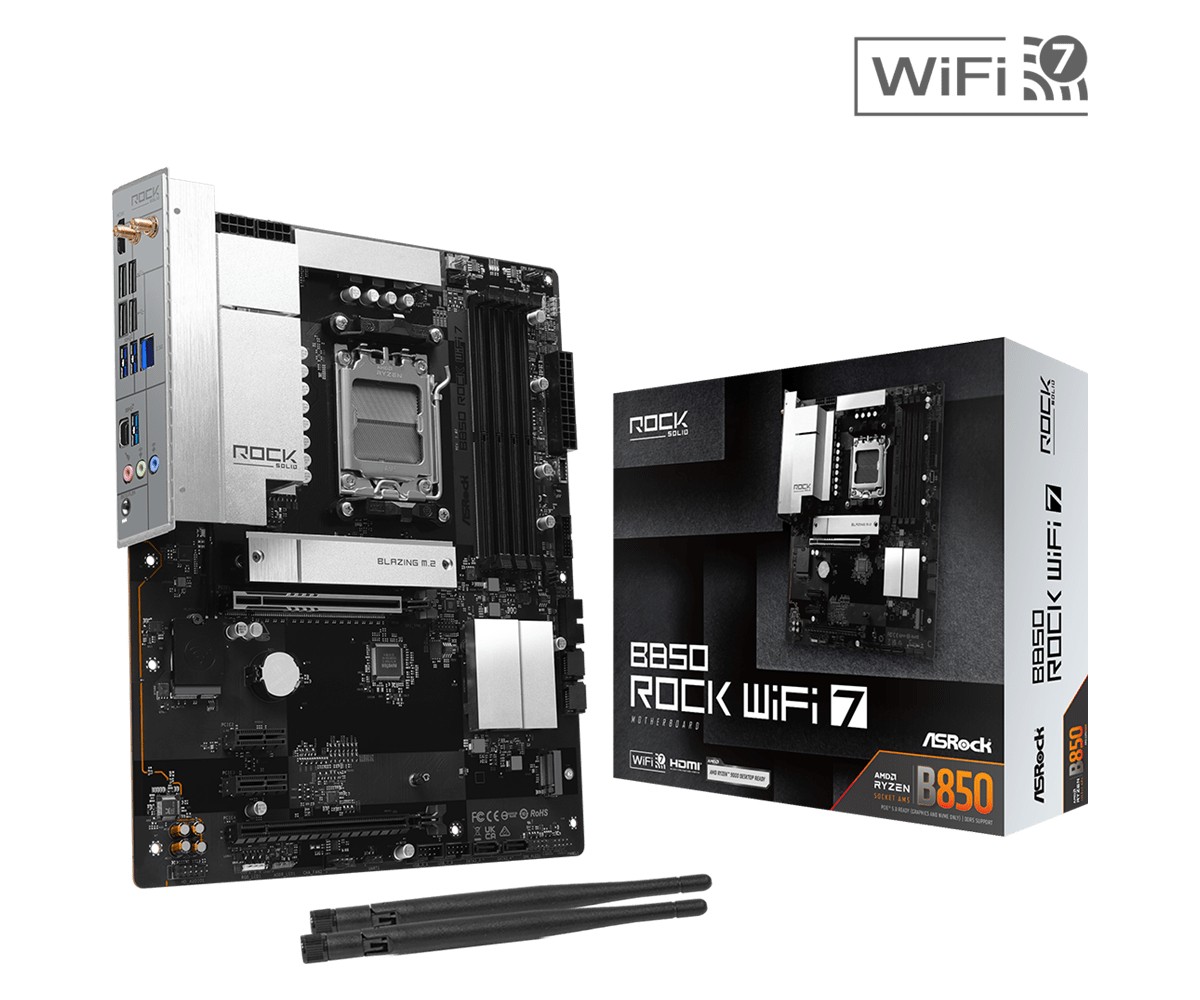 ASRock  Motherboard B850 ROCK WIFI 7