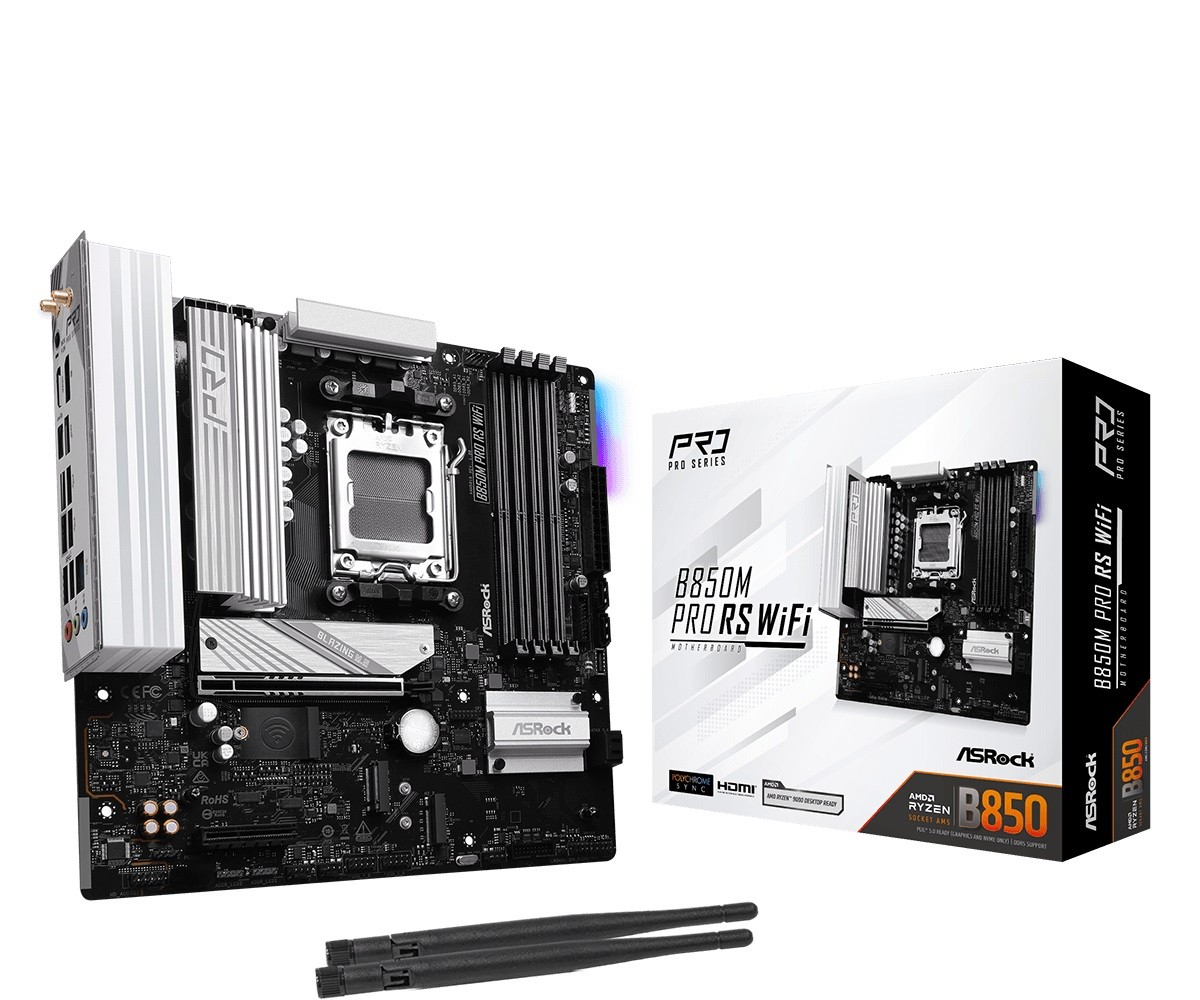 ASRock  Motherboard B850M PRO RS WIFI