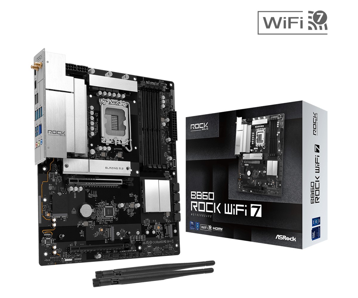 ASRock  Motherboard B860 ROCK WIFI 7