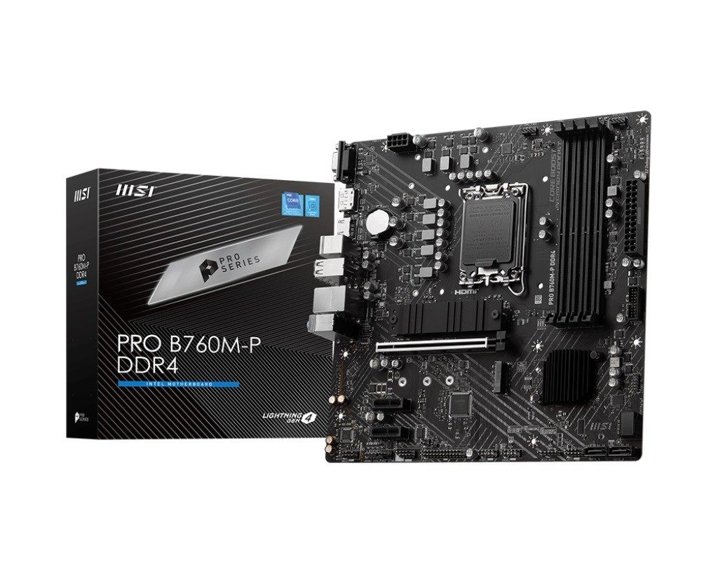 MSI  Motherboard PRO B760M-P DDR4 s1700