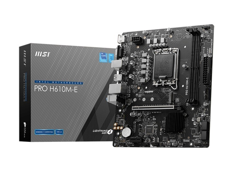 MSI  Motherboard PRO H610M-E s1700 2DDR5