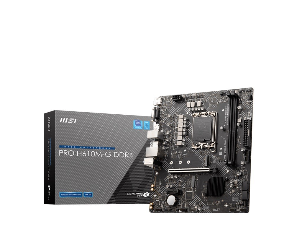 MSI  Motherboard PRO H610M-G s1700 DDR4