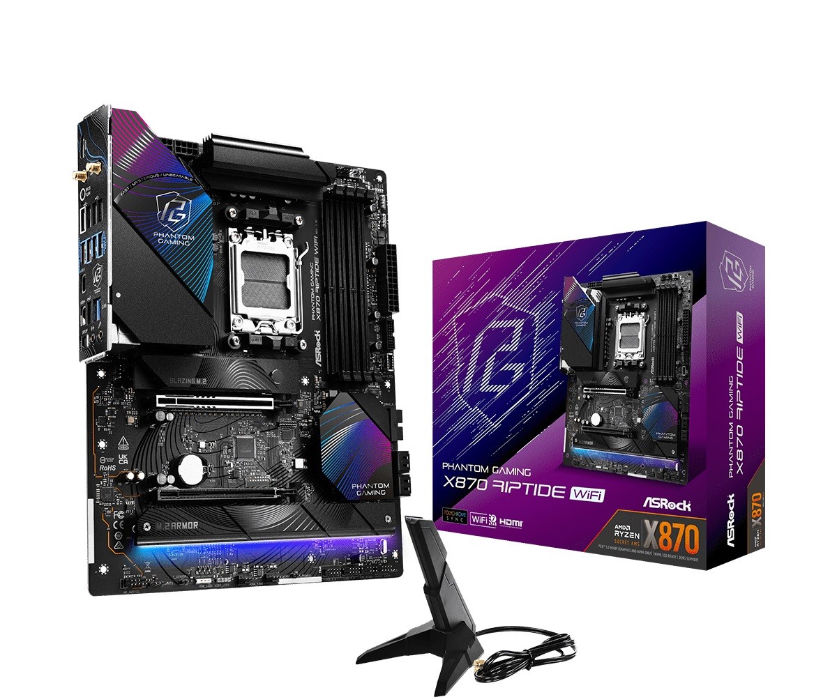 ASRock Motherboard X870 RIPTIDE WIFI 4DDR5