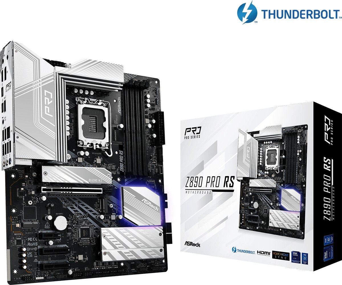 ASRock  Motherboard Z890 PRO RS ATX