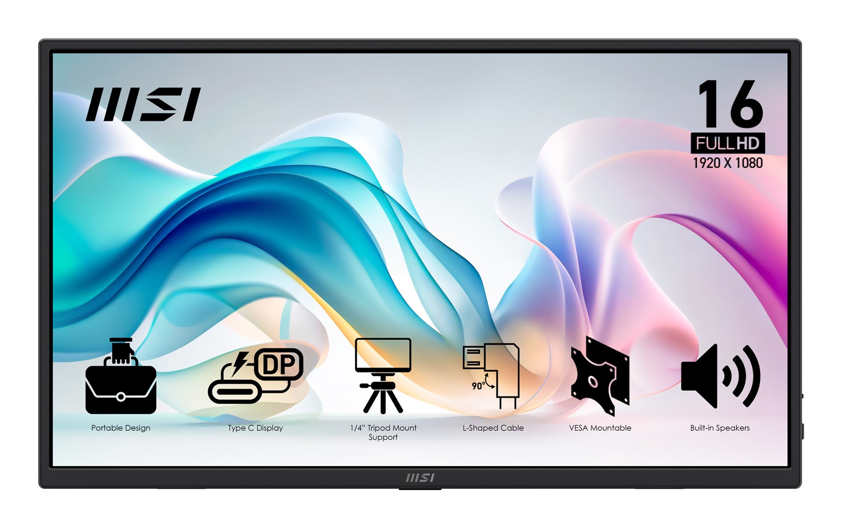 MSI  PRO MP165DE E6 portable TV/monitor