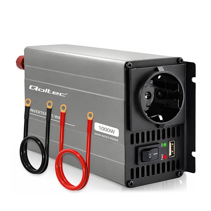 Qoltec MSWave voltage converter 12V to
