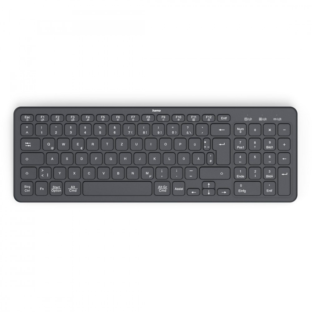 Hama  multi-device wireless keyboard WK-300 black