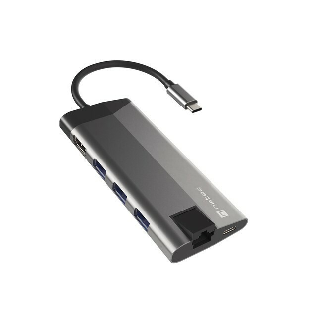 NATEC  Multi Port Fowler Plus USB-C