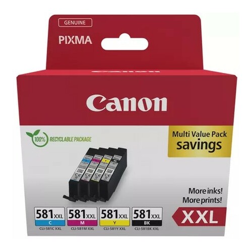 Canon  Multipack CLI-581XXL BK/C/M/Y 1998C007 |