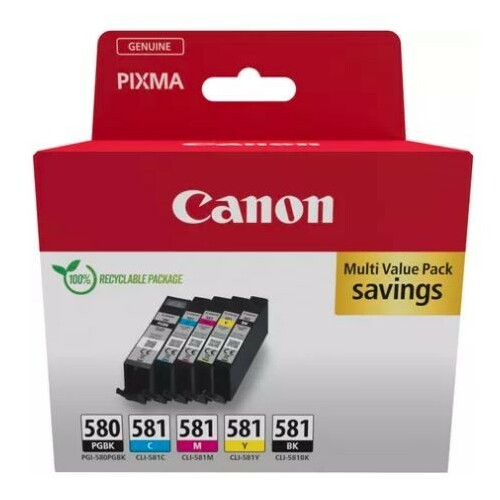 Canon  Multipack PGI-580/CLI-581 PGBK/C/M /Y/BK 2078C007