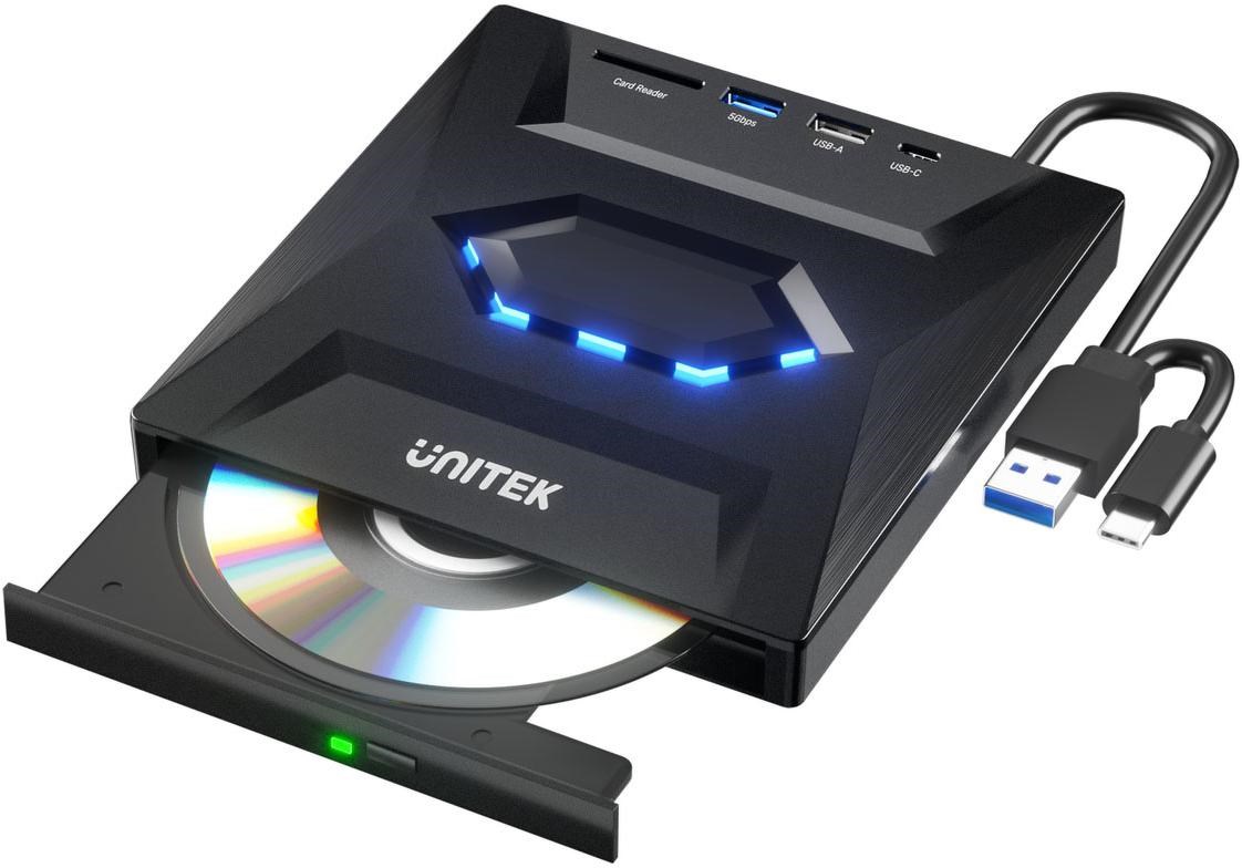 Unitek NAGRYWARKA ZEWNĘTRZNA CD/DVD T1037A01 Z