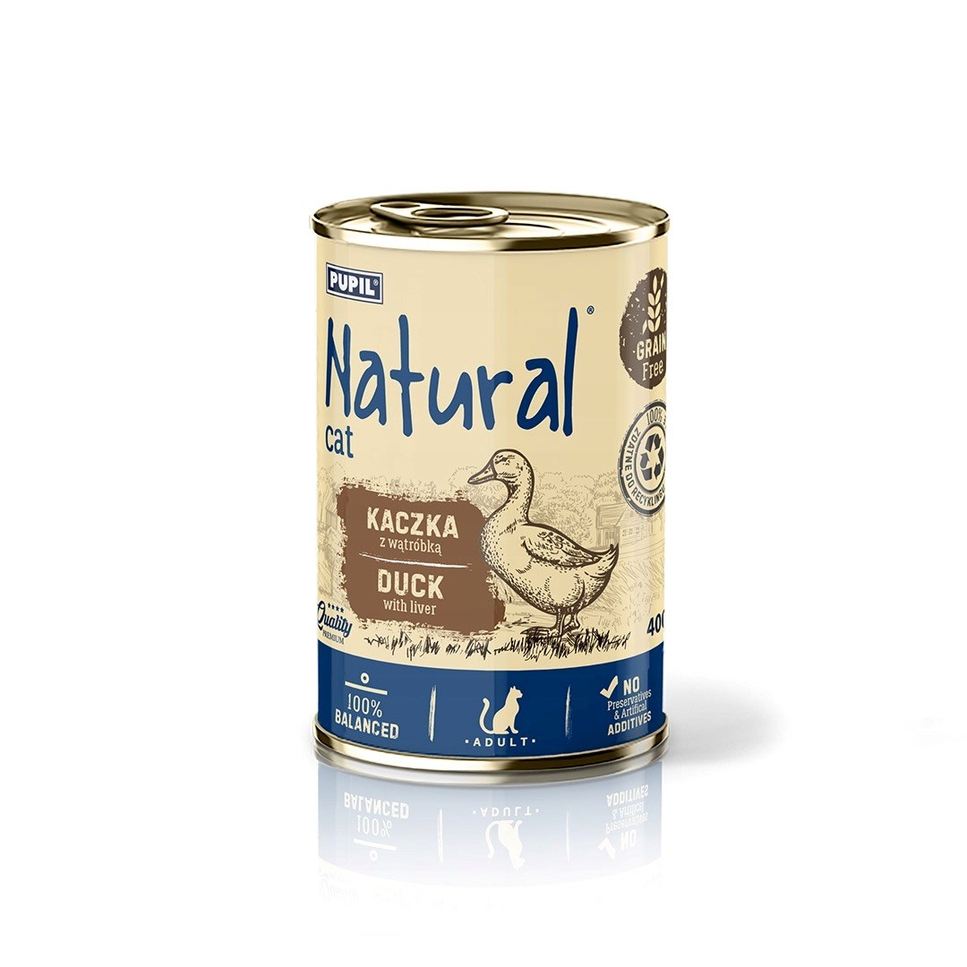 NATURAL Duck with liver - wet