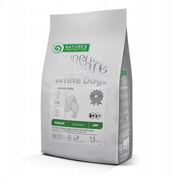 NATURE`S PROTECTION  Superior Care White dog