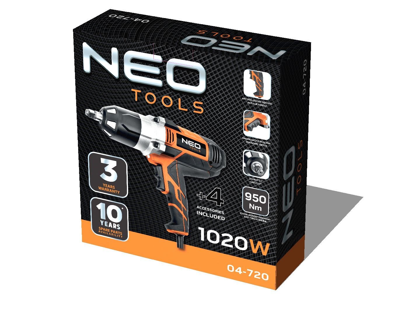 NEO TOOLS 04-720 power screwdriver/impact driver