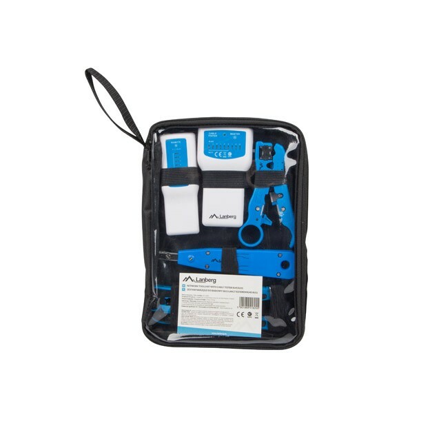 LANBERG Network Toolkit with Cable Tester