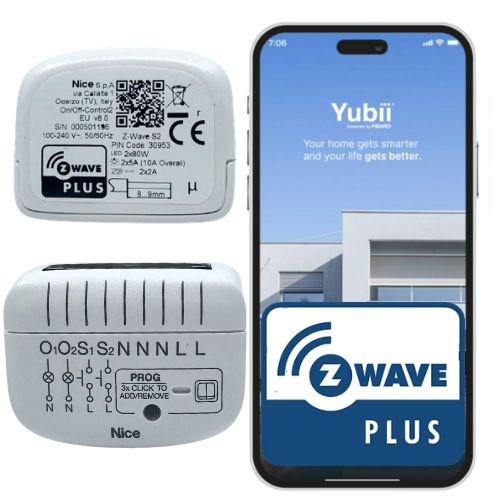Nice Z-Wave On/Off-Control 2 dual-channel relay