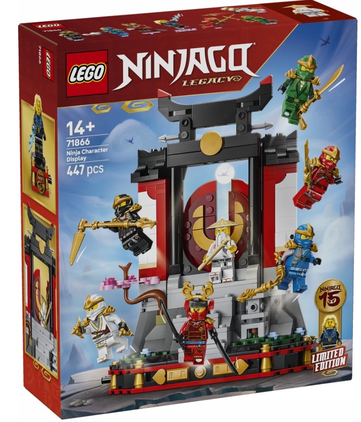 LEGO  Ninja Character Display 15th Anniversary