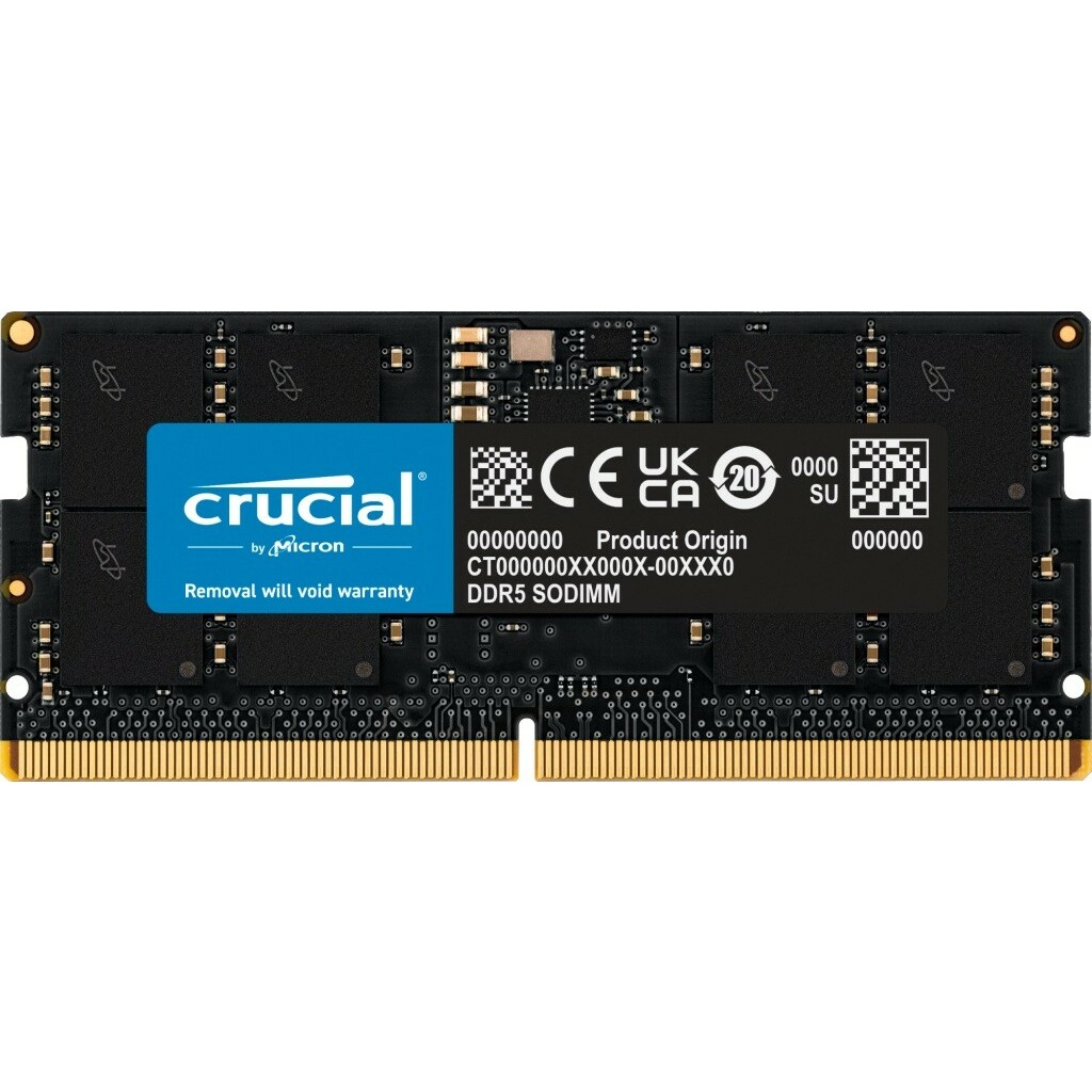 CRUCIAL Notebook memory DDR5 SODIMM 16GB/4800