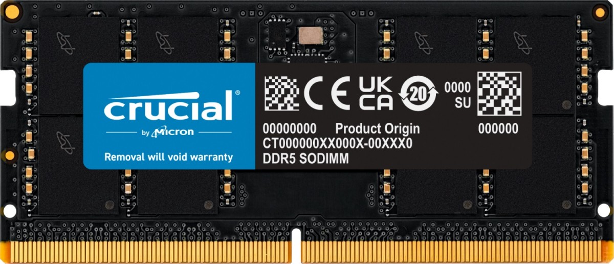 CRUCIAL Notebook memory DDR5 SODIMM 32GB/5600