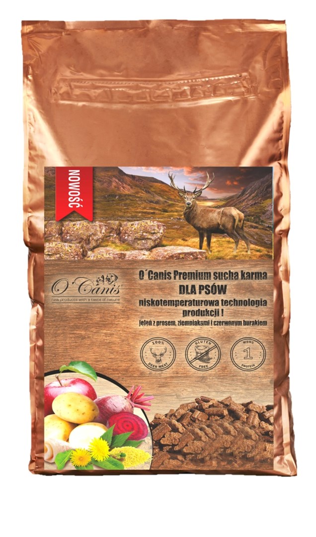 O`Canis Deer with millet, potatoes, and