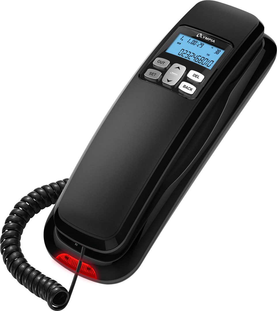 OLYMPIA  4510 Analog telephone Black, Red