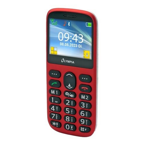 OLYMPIA  Mobiltelefon SUN GroĂźtasten rot |