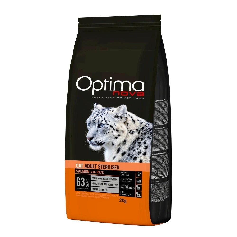 Optimanova Cat Adult Sterilised Salmon and