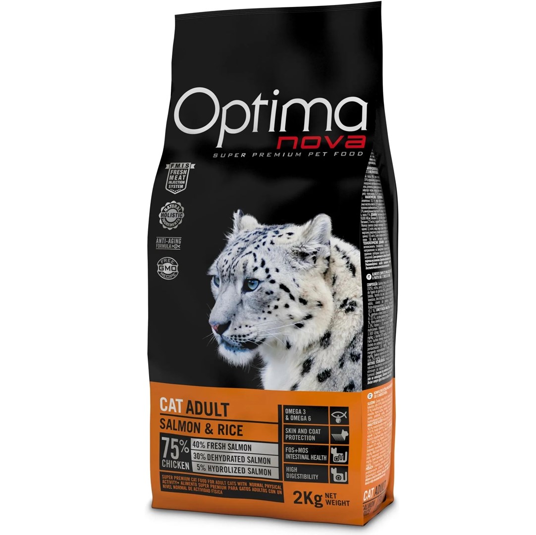 Optimanova  Cat Adult Sterilised Salmon and